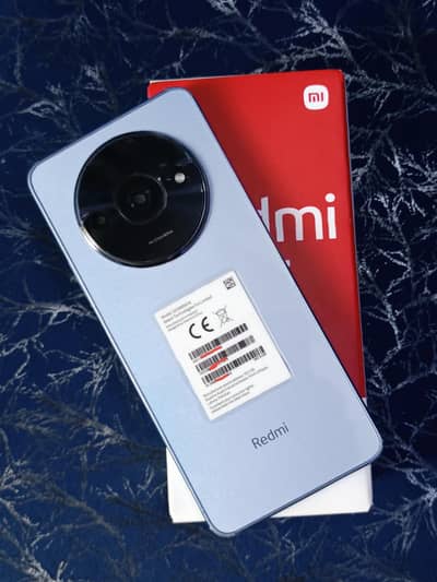 Redmi A3 4+4/64 PTA APPROVED with box for sale