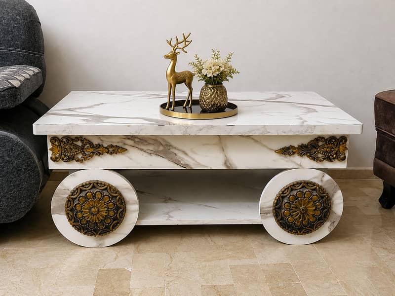 Spacious rectangular coffee table - Clean,Modern, Ready to go. 0