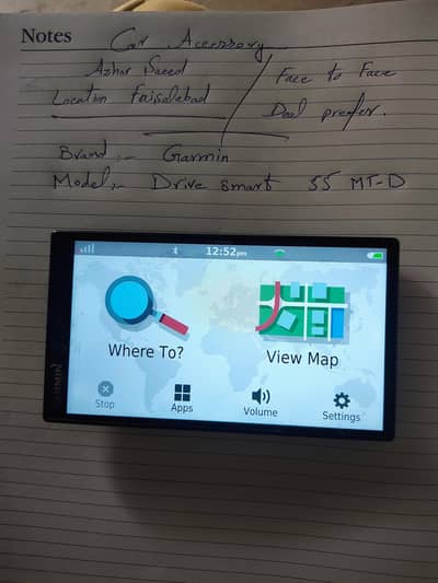 Garmin DriveSmart 55 (MT-D) GPS Navigator -Clean condition device only
