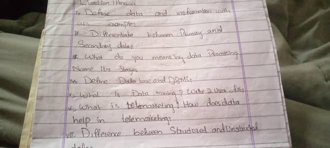 assignment work