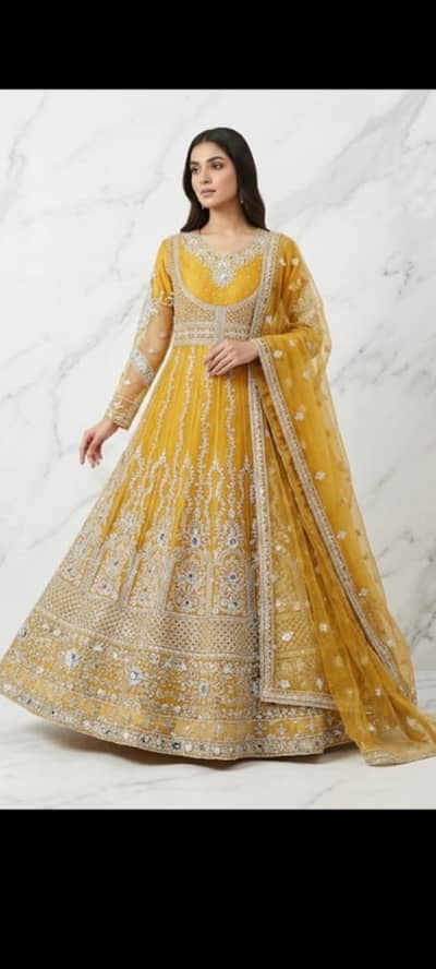Elegant new Maxi suit for mayo mahandi and other events