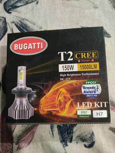 Bugatti T2 Cree H7 LED Kit for High Brightness