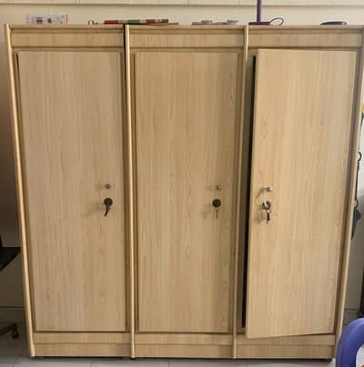 Wooden wardrobe