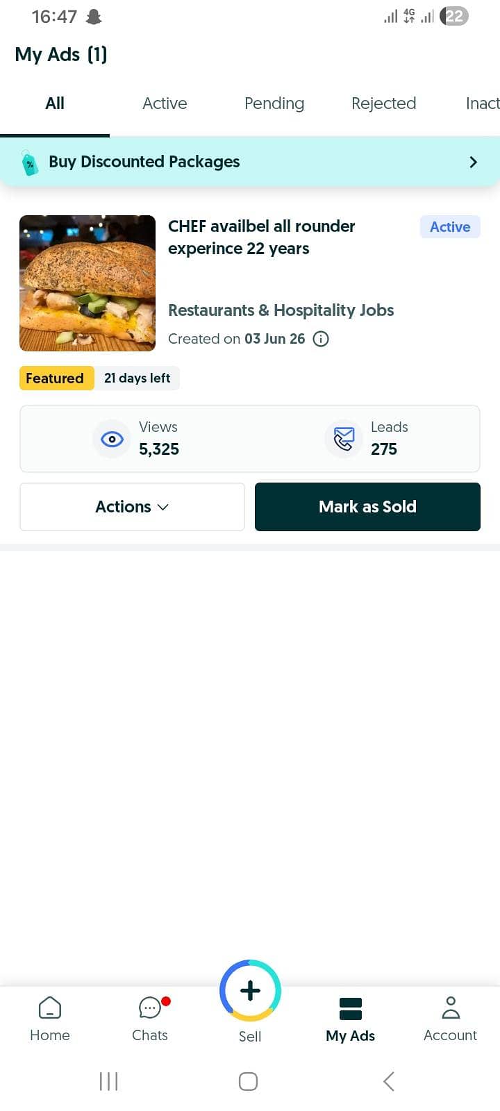 All rounder Chef 19