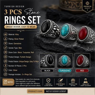 Pack Of 3 Rings