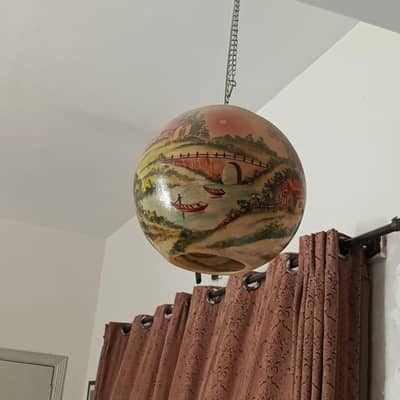 Original Handmade Camel Skin Hanging Lamp