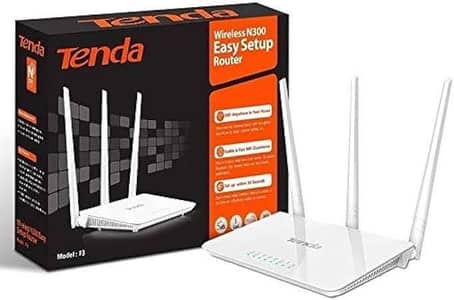 Tenda WiFi Router with Charger - Good Working Condition