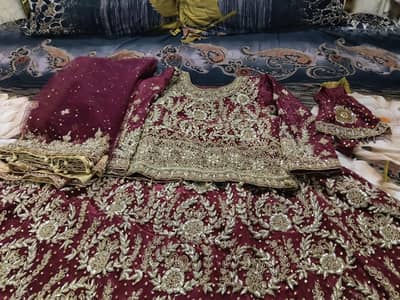 Bridal lehenga for sale in Lush condition