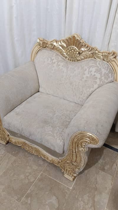 beige color sofa