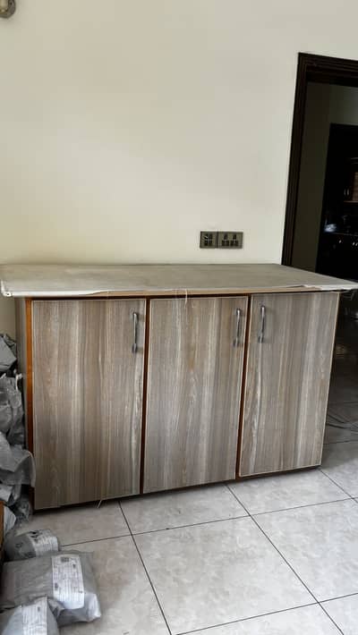 Heavy Wooden Console Table for Sale