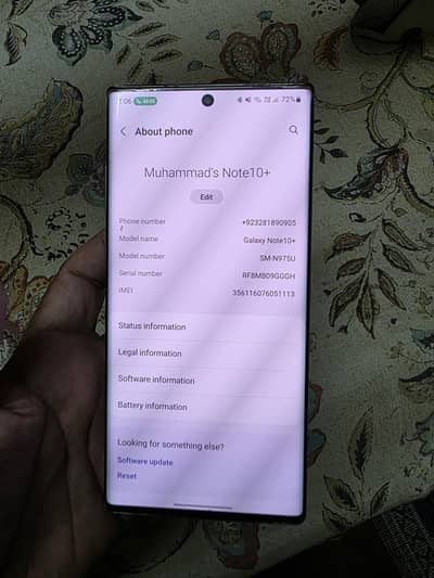 Samsung Mobile Note 10 Plus