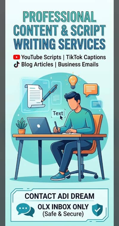 Professional Content & Script Writing Services