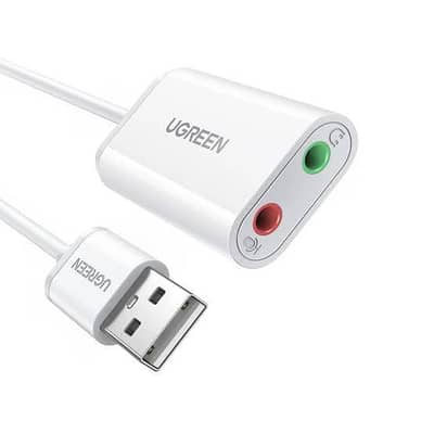 ugreen original usb to audio connector for pc laptops