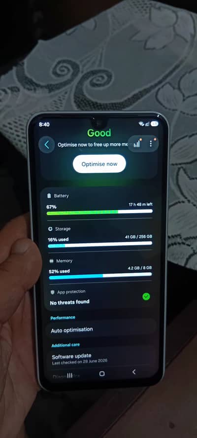 Samsung Mobile A16 8 256 gb