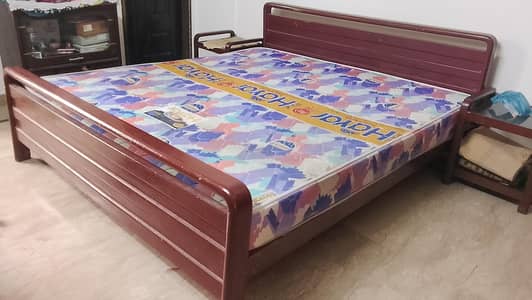 king Bed, almira, trolley, for sale urgent basis