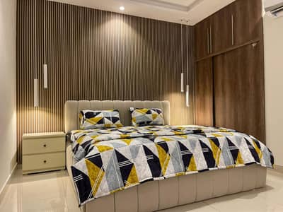 2-Bedroom Beautifully Designed Fully Furnished Apartment Available For Rent Near Dha phase 4 Lahore!