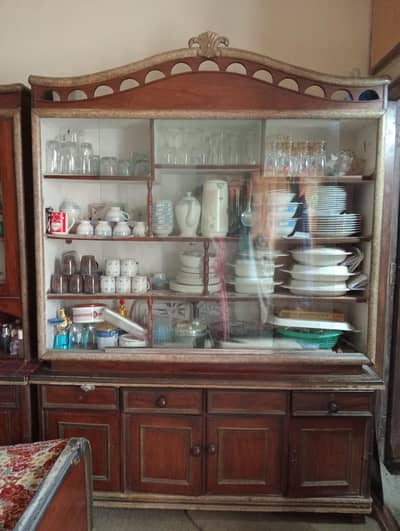 for sale show case & dressing table