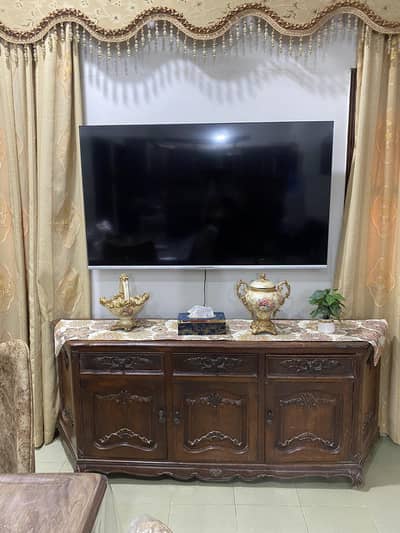 tv console wood