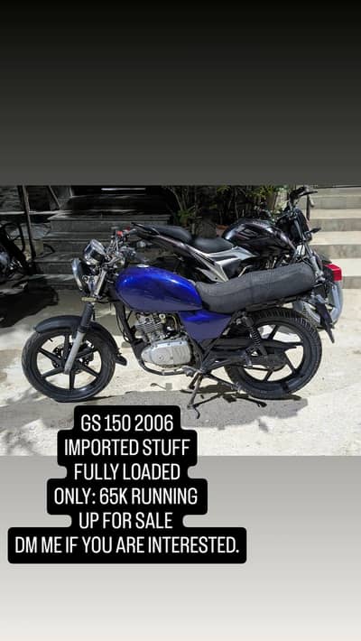 Suzuki gs150 2006 imported