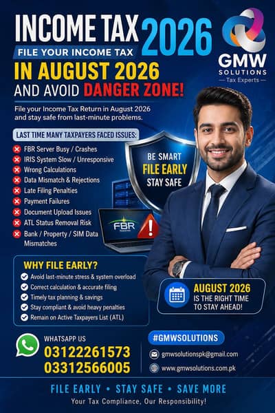 “Income Tax Filing 2026 – Professional Tax Consultant | GMW Solutions