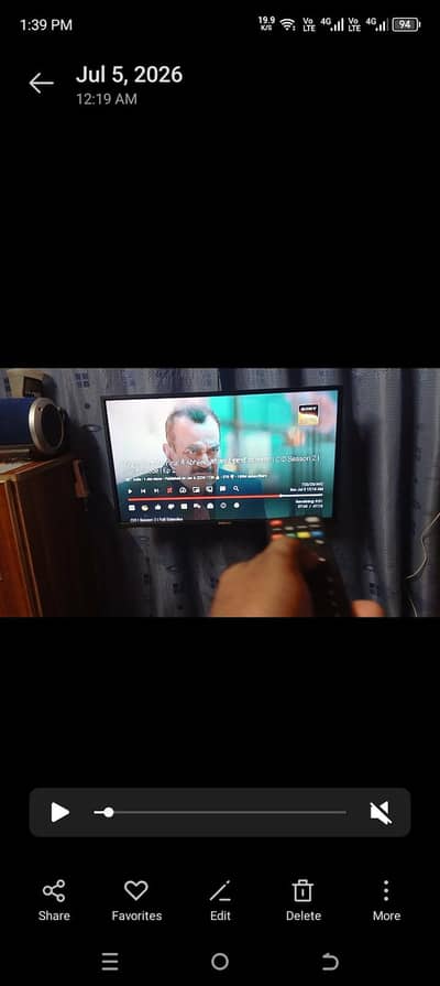 Samsung 32 inch led with android box