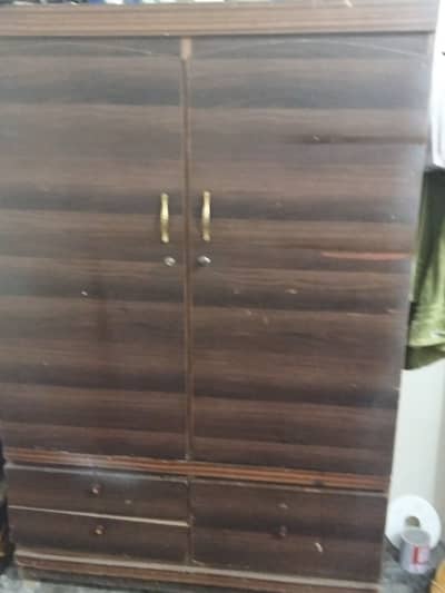 Wooden wardrobe