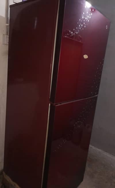 pel glass door refrigerator
