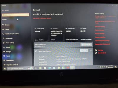 Hp probook G3 640 i5 7th gen. Two ram slots(upgradeable to 32 GB)