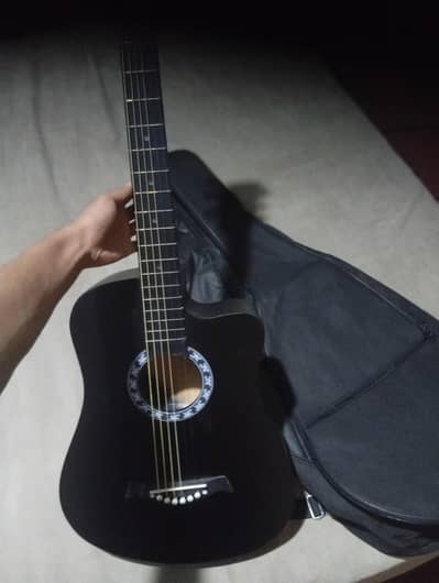 Acoustic Guitar (Used 2 Months Only) - Excellent Condition with Strap