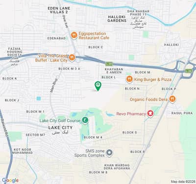 10 Marla Residential Plot For Sale In Lake City Sector M3 Ext-1