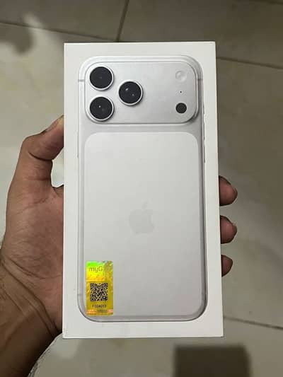 Iphone 17 pro max 256gb box pack pta approved        11 12 13 14 15 16