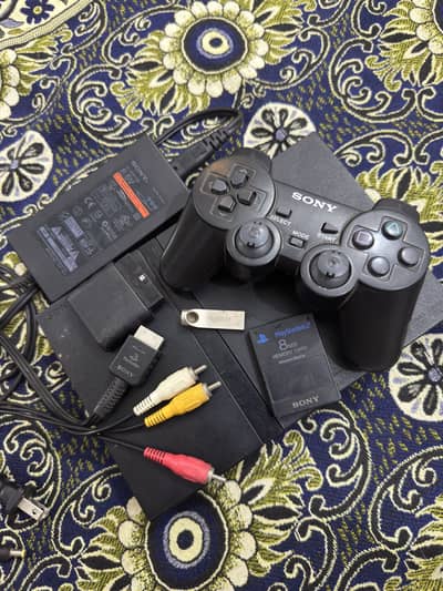 Sony Ps2 slim jailbreak with all accessories