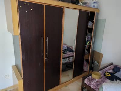 Orignal Plywood made Five Door Cupboard Wardrobe
