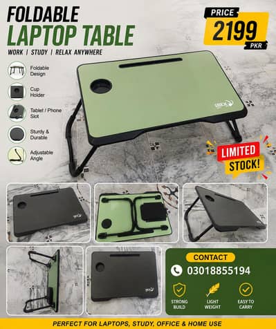 Foldable Laptop Table