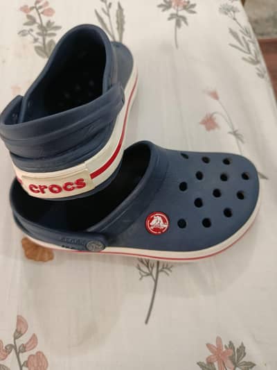 Original Crocs Crocband Clogs – Navy Blue – Excellent Condition