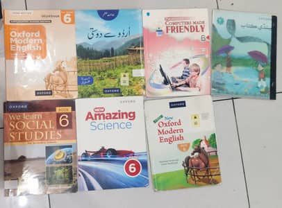 Class 6 Oxford School Books Set – Excellent Condition