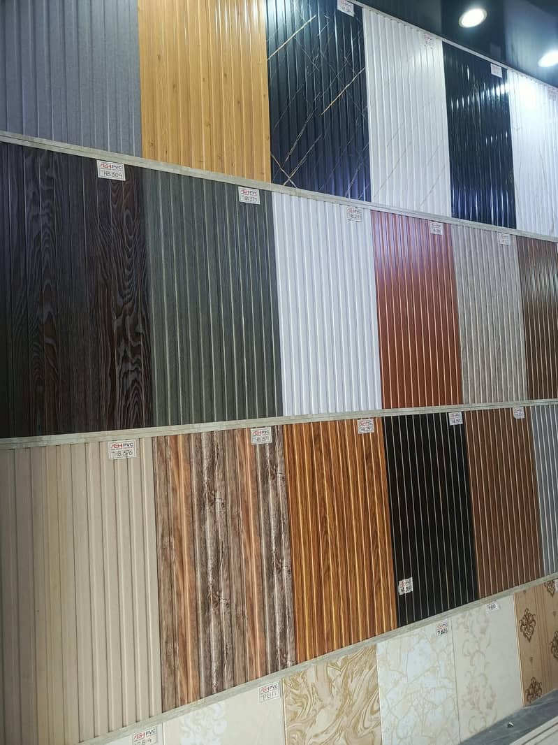 PVC Wallpanel-Wpc wall panel-Fluted panel-Solid panel-Hard paneling 4