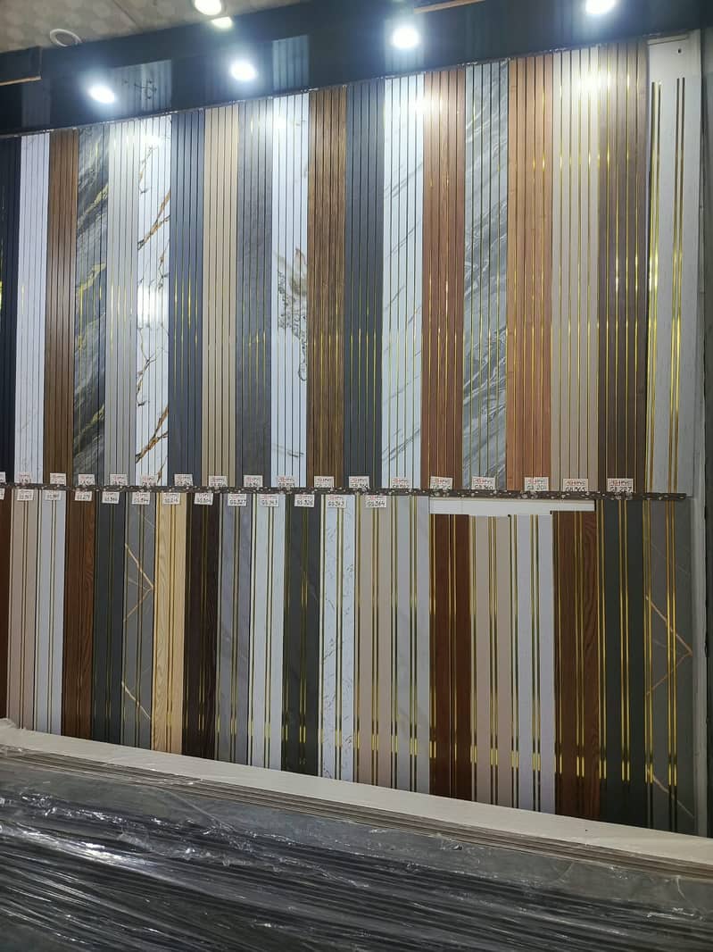 PVC Wallpanel-Wpc wall panel-Fluted panel-Solid panel-Hard paneling 5