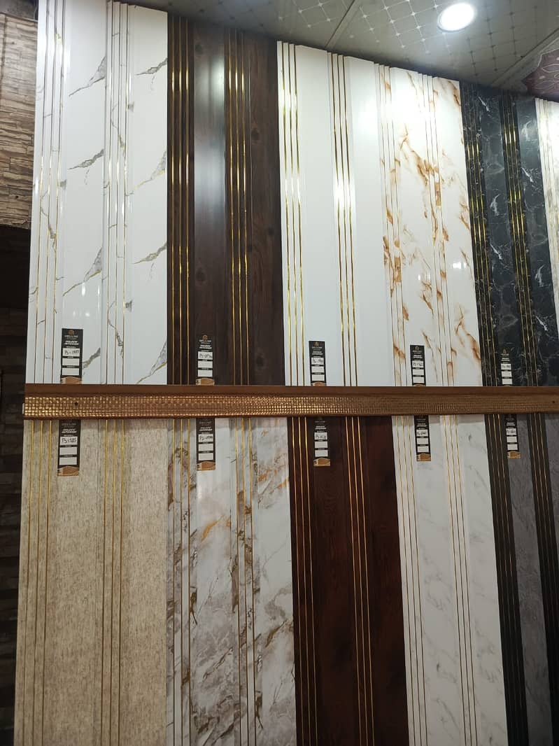 PVC Wallpanel-Wpc wall panel-Fluted panel-Solid panel-Hard paneling 7