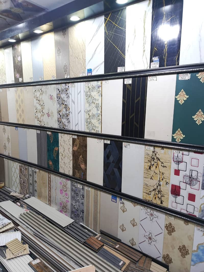 PVC Wallpanel-Wpc wall panel-Fluted panel-Solid panel-Hard paneling 8