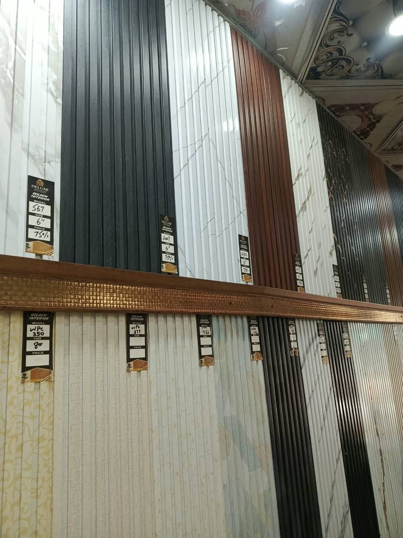 PVC Wallpanel-Wpc wall panel-Fluted panel-Solid panel-Hard paneling 9