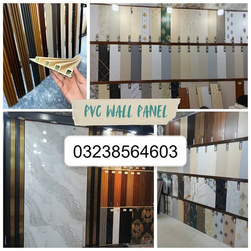 PVC Wallpanel-Wpc wall panel-Fluted panel-Solid panel-Hard paneling 18
