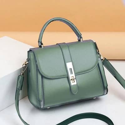 green pu leather crossbody bag for girls 7*11*7