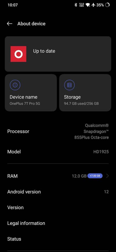 One Plus 7T Pro McLaren