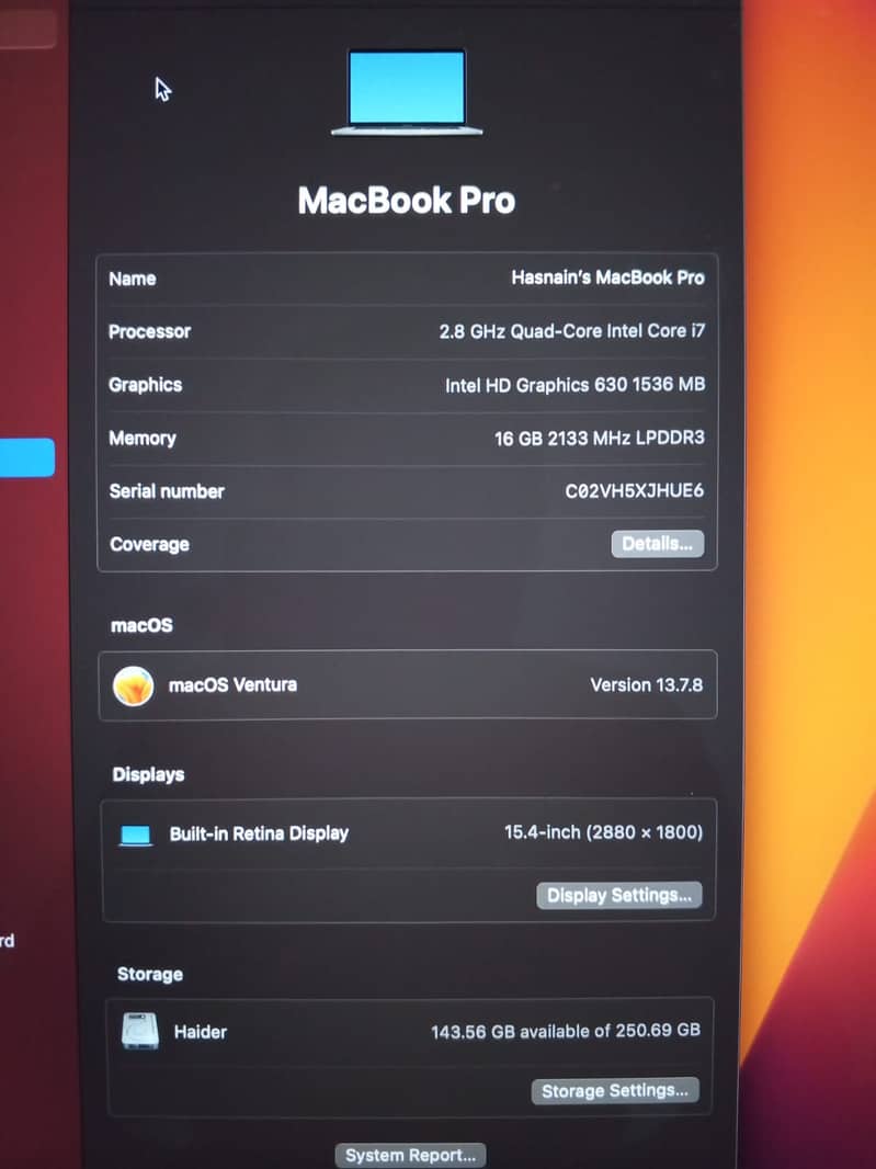 MacBook Pro 2017 1