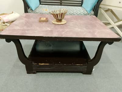 Sofa with table