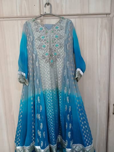 Blue and Grey Maxi