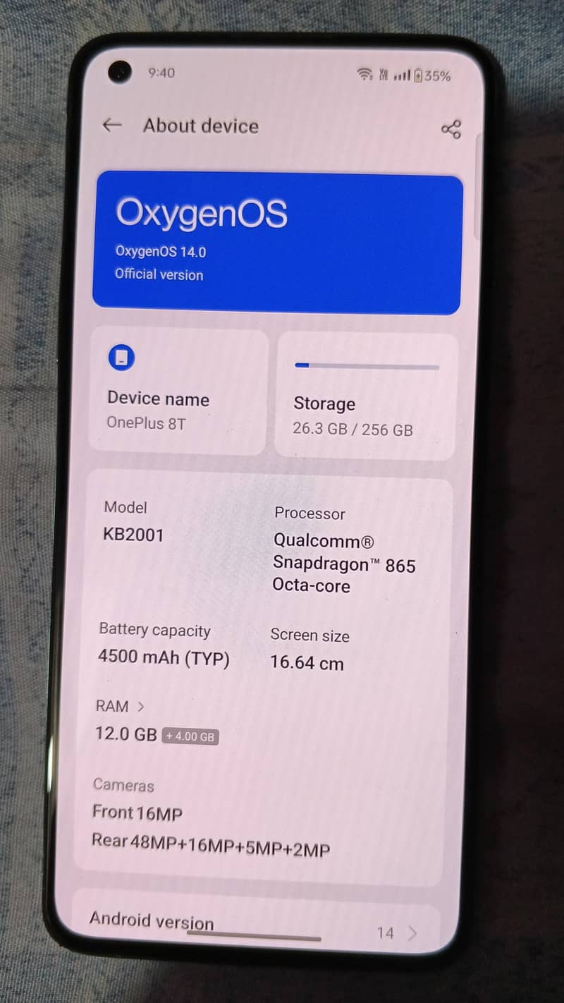 One Plus 8T 1