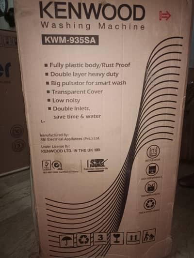 Kenwood semi automatic washer and draye machine