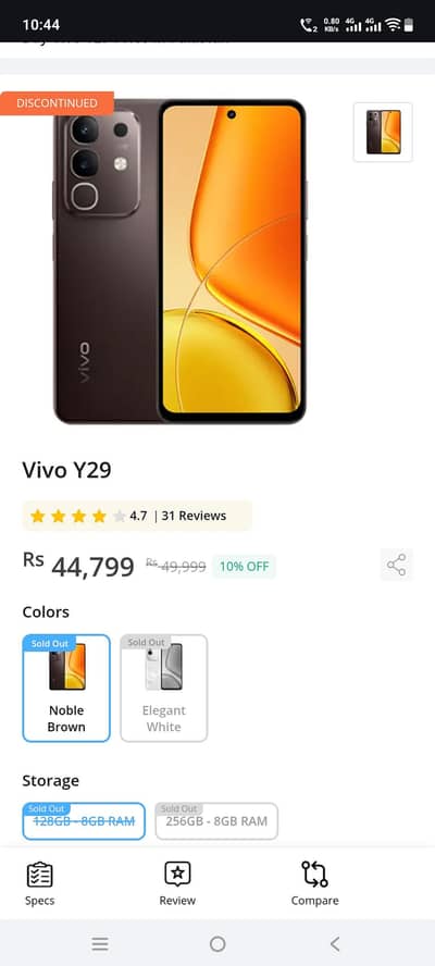 Vivo Y29